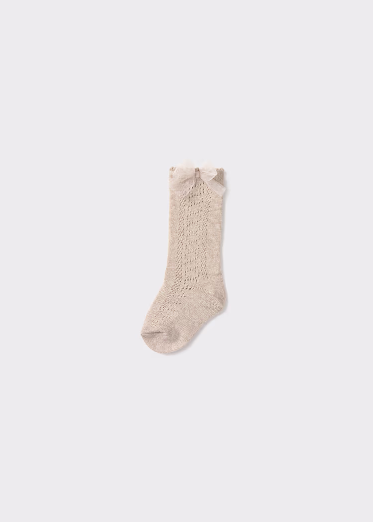 Високи чорапи - Шампањ, 6 месеци (68cm)